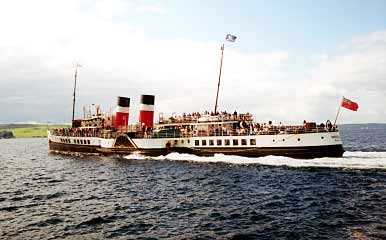 Waverley leaving Largs